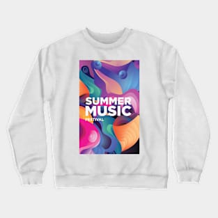 Summer Music Festival Crewneck Sweatshirt